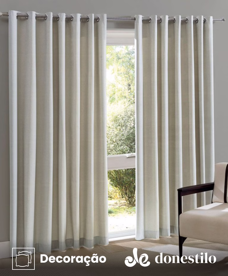 Cortina Corta Luz Döhler Manu 2,00X2,30 m