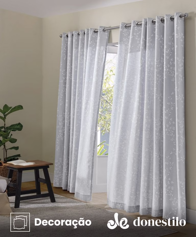 Cortina Jacquard Döhler Vivian 2,00X1,80 m