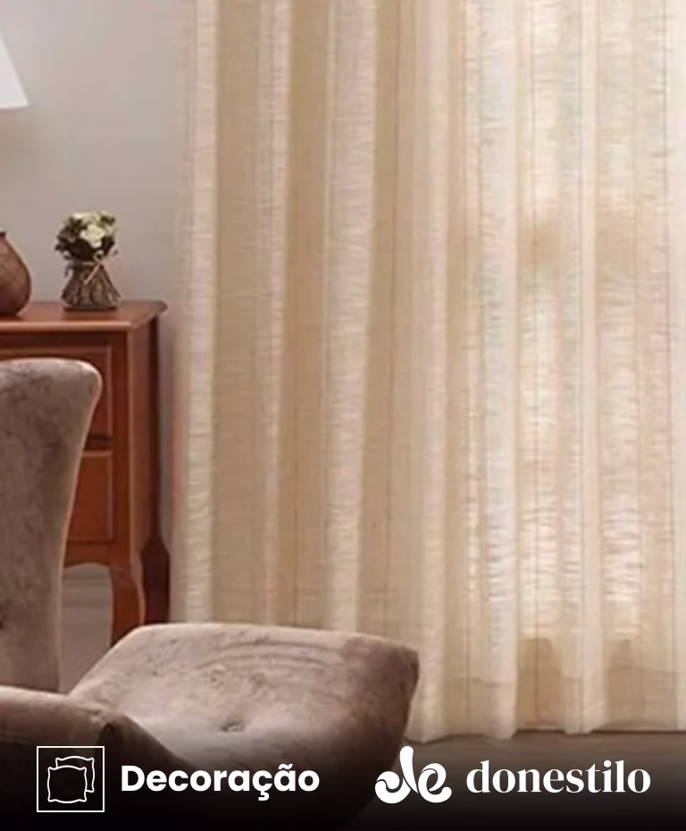 Cortina lisa Döhler Rosane 2,00X2,30 m
