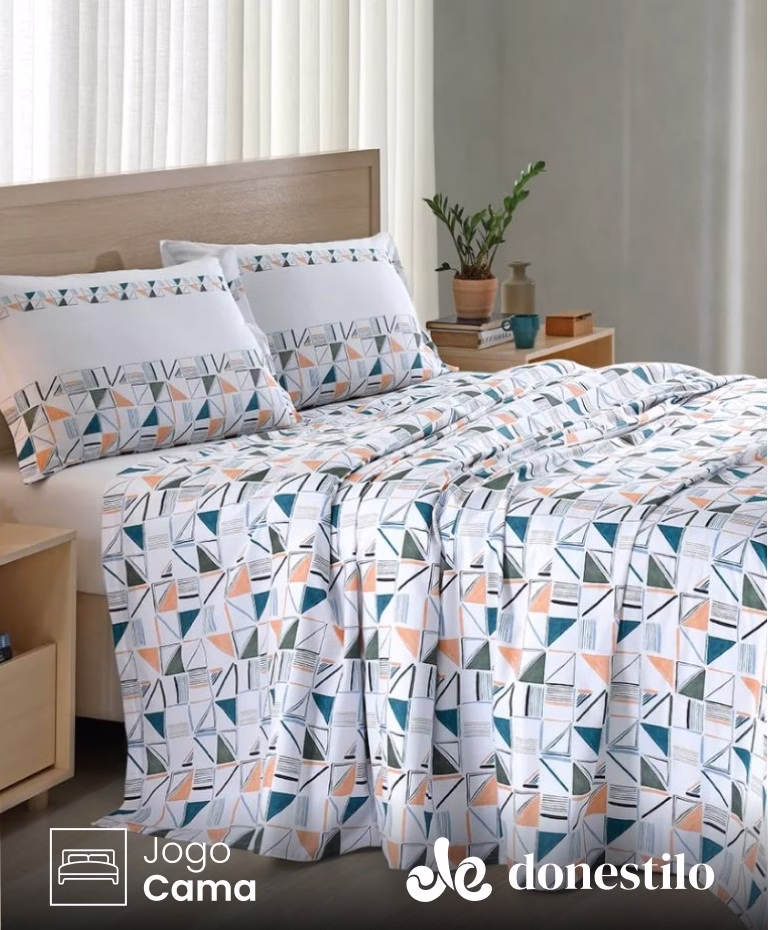 Jogo de Cama Casal 4 peças Döhler Sara