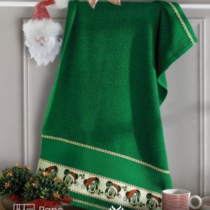 Pano de Prato Döhler Mickey Natal para Bordar 45X70 cm