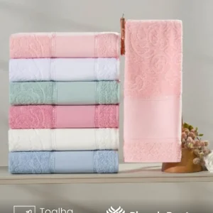 Toalha de Banho Valletex Jacquard Decorarte 68X1,40 m para Pintar e Bordar