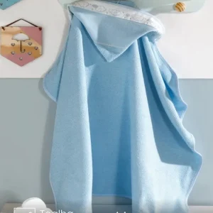 Toalha de Banho com capuz Döhler Baby Kids 90X70 cm para bordar