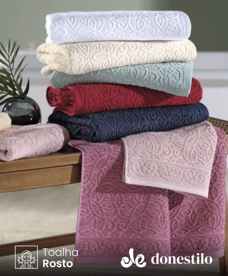 Toalha de Rosto Döhler Provença 50X90 cm