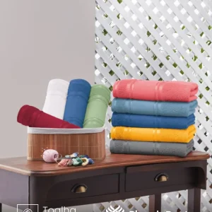 Toalha de Rosto Teka Criativa Cristine 45X80 cm para Bordar Ponto Cruz