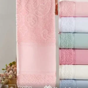 Toalha de Rosto Valletex Jacquard Decorarte 48X80 cm para Pintar e Bordar