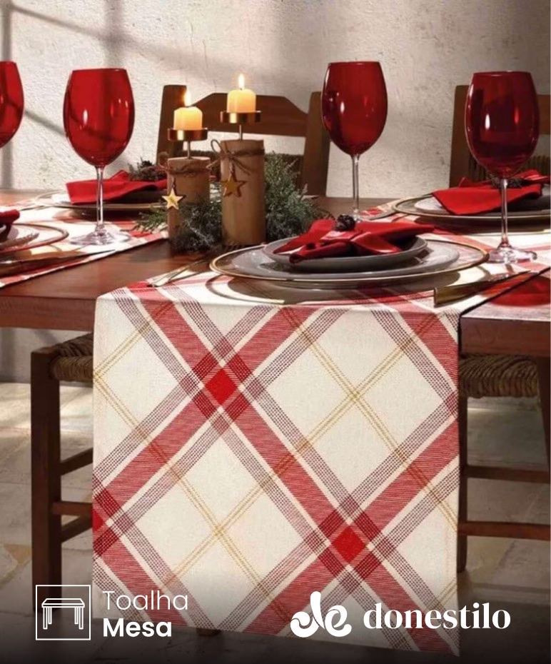 Trilho de Mesa Döhler Celebra Natal 99 medidas 45X1,60 m