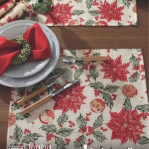 Lugar Americano Döhler Celebra Natal 106 medidas 45X35 cm