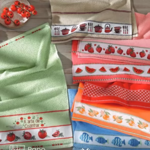 Pano de Copa Jacquard Döhler Picnic 45X70cm para Bordar