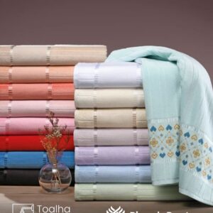 Toalha de Banhão Döhler Bella 90X150 cm para bordar Ponto Cruz
