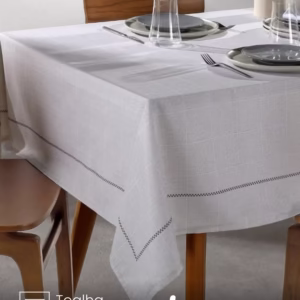 Toalha de Mesa Quadrada Döhler 4 lugares Renova Iara 1,40X1,40 m