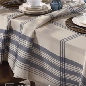 Toalha de Mesa Quadrada Döhler 4 lugares Renova Luna 1,40X1,40 m