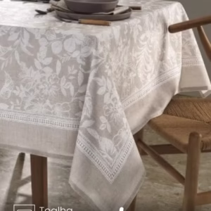 Toalha de Mesa Quadrada Döhler 6 a 8 lugares Renova Alana 1,80X1,80 m