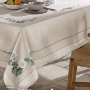 Toalha de Mesa Retangular Döhler 8 lugares Renova Botânica 1,60X2,70 m