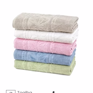 Toalha de Rosto Döhler Confort FJ7150 Medindo 50X90 cm