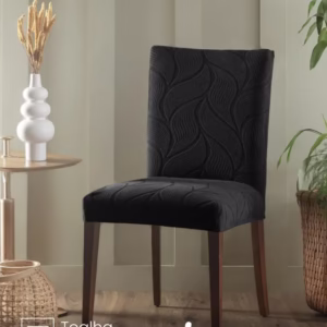 Capa de Cadeira Veludo Folhagem 40X60 cm Jolitex