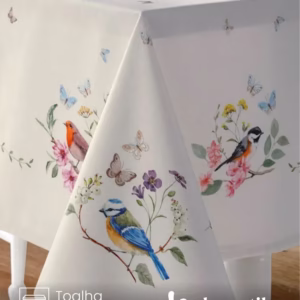 Toalha de Mesa Quadrada 6 a 8 lugares Jardim 1,80X1,80 m Döhler