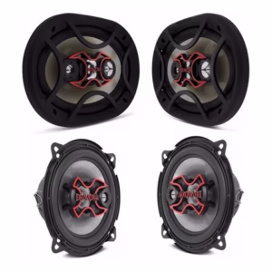 Auto Falante Bravox Facil 5 + Triaxial Quadriaxial 6x9 Kit