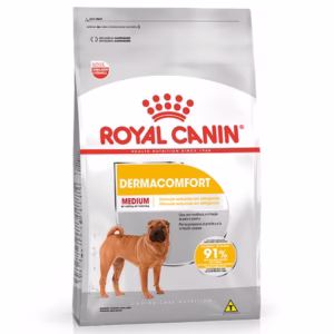 Ração Royal Canin Medium Dermacomfort para Cães Adultos ou Idosos de Raças Médias - 10,1Kg