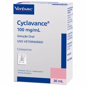 Cyclavance (30mL) 100mg/mL - Tratamento de Dermatite P/ Cães