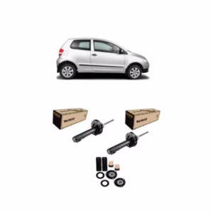 Par Amortecedores Dianteiros Monroe Kits Batentes Polo Fox