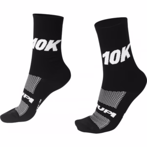 Meia HUPI 10K Preto - LT para pés menores 34-38