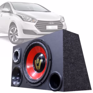 Caixa Trio Som Automotivo Trio Completa Subwoofer Hyundai Hb20