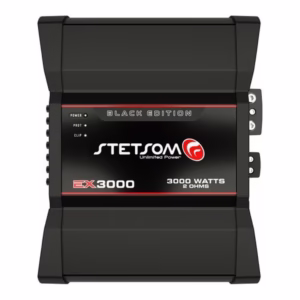 Modulo Amplificador Stetsom Ex3000 De Potência Stetsom 1 Canal 3000 Rms Ex-3000 Black 2 Ohms
