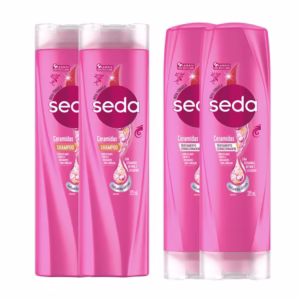 Kit 2 Shampoos + 2 Condicionador Seda Cocriações Ceramidas 325ml cada