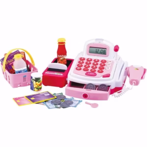 Caixa Registradora Infantil Rosa DMT3815 - Dm Toys