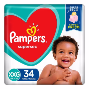 Fraldas Pampers Supersec