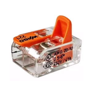 Conector Rapido Cage Clamp 2 Polos 0,50-6,0mm 450V Wago