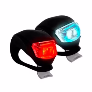 Kit par de luz de segurança para bike bicicleta Sinalizadores Dianteiro e Traseiro