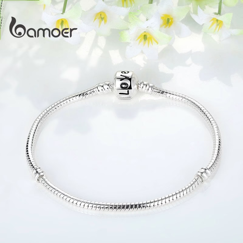 Bamoer Bracelete E Pulseira Da Moda De Amor Quente Pa1092 - Imagem 2