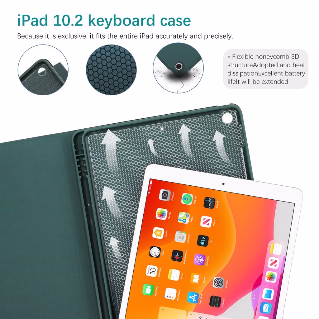 Goojodoq Caso Capa De Couro Para O Ipad 10.2 Gen7 Ar 3 10.5 2019 Mini 4 5 Ipad Air 1 2 9.7 "+ Filme + Caneta - Imagem 2