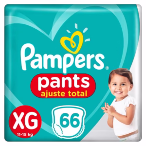 Fralda Pampers Pants Ajuste Total Top Tamanho XG 66 Unidades