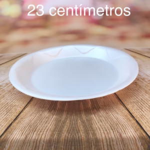 20~100 Prato Descartável Isopor para Refeição 23 CM térmico Darnel