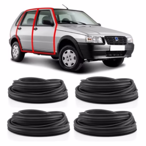 Kit Borrachas De Vedação Uno 2012 2013 2014 2015 4 Portas +