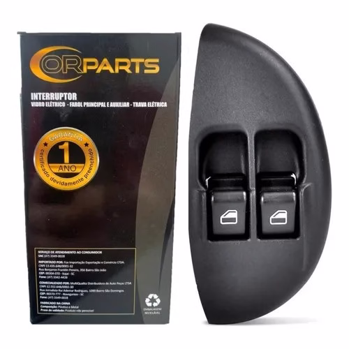 Botão Interruptor Vidro Elétrico Palio Young Duplo