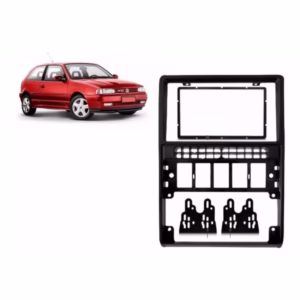 Moldura 2 Din Volks Gol, Parati, Saveiro, Bola G2 - Preta