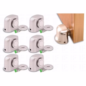 Kit Prendedor Fixador Para Portas Magnético 6 Unidades