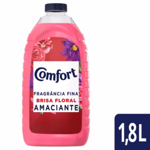 Amaciante de Roupa Comfort Diluído Brisa Floral Fragrância Fina 1,8 Litros