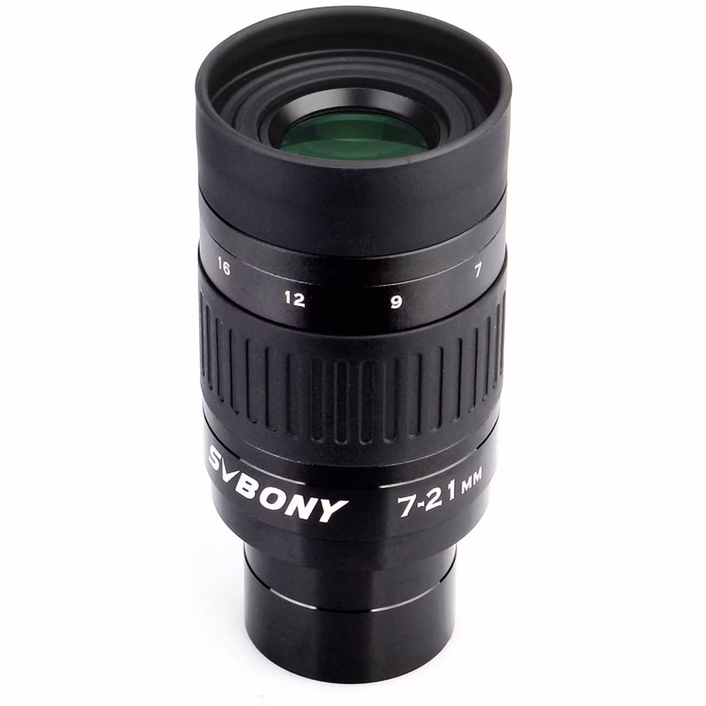 SVBONY SV135 Zoom Telescópio 7-21 mm Comprimento Do Foco 1,25 Polegadas Lentes Totalmente Revestidas Para Telescópios Astronômicos