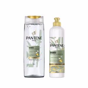 Kit Shampoo + Creme Para Pentear Pantene Bambu Nutre & Cresce - 2 Itens