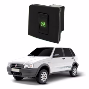 Botão Interruptor Vidro Elétrico Simples Uno Mille/Fiorino