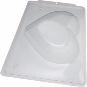 1~4 Forma BWB Com Silicone Semiprofissional, Doces Finos Chocolates Cód. 3632 - SP Coração 1Kg