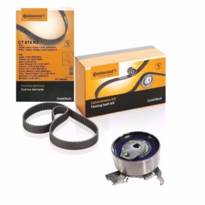 KIT CORREIA DENTADA E TENSOR ÀGILE 1.4 2009 / 2014 COM HNBR ORIGINAL CONTINENTAL