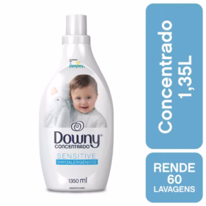 Amaciante Downy Concentrado Sensitive Hipoalergênico para Roupa de Bebê 1,35L