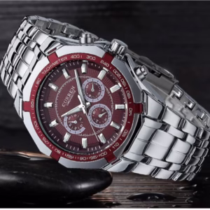 CURREN Mens Watches Top Brand Luxury  Full Steel Quartz Fashion Sport Waterproof 8084X