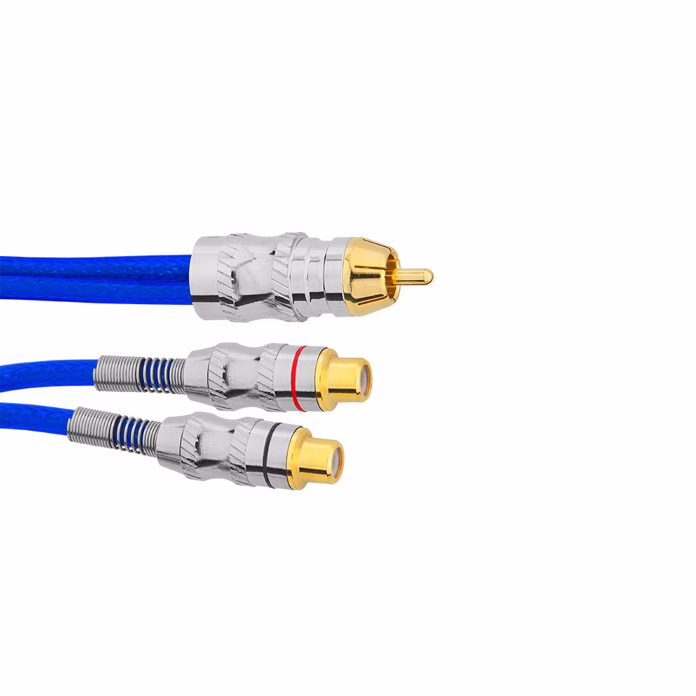 Cabo Y 1 Macho 2 Fêmeas Taramps Blindado Stereo Automotivo - - Imagem 2